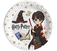 Piatti carta compostabili Harry Potter (Ø18cm), 8 pezzi