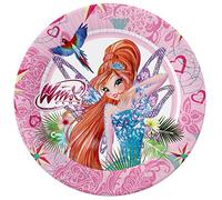 Piatti carta Winx Tynix (Ø20cm), 8 pezzi