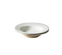 Piatti Cena Lussuoso set di 2 piatti di cappello di paglia in ceramica - perfetti for servire insalate, pasta e piatti occidentali. Scatena lo chef che è in te con questi piatti bianchi di alta classe