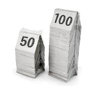Piatti con numeri da tavolo W-s - for ristorante, caffetteria, bar, segnaposto, segnaposto, piatti, carte da tavolo digitali 1-50 o 1-100/da 1 a 100(1 to 100)