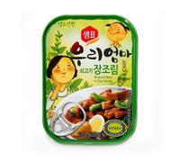 Piatti contorno istantaneo coreano serie "My Mother", cibo in scatola one-tou...