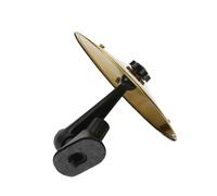 Piatti Crash Per Auto 1PC Car Crash Cymbal Air Vent Mini Drum Hand-shooting Cymbals Strumento musicale for interni auto(Golden)