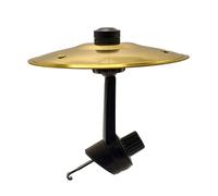 Piatti Crash Per Auto Piatto for auto, piatto for batteria, for presa d'aria, mini con clip facile da applicare for gli amanti della musica(Gold)
