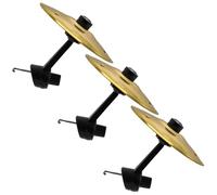 Piatti Crash Per Auto Piatto for incidente d'auto for batteria for presa d'aria Mini piatto con clip facile da agganciare(3pcs)