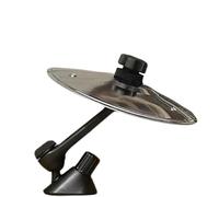 Piatti Crash Per Auto Piatto portatile for auto, decorazione compatta for bocchetta dell'aria, piatto crash, accessorio for batteria dal suono forte, universale, ornamento for interni(Silvery)