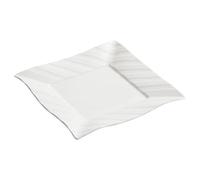 Piatti creativi occidentali per alimenti, piatti in ceramica, piatti in ceramica, piatti di verdura, piatti di bistecca, piatti quadrati, piatti piani, stoviglie occidentali (9,5 pollici)