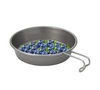 Piatti da campeggio, in acciaio inossidabile, 280 ml, in acciaio inox, per campeggio all'aperto, campeggio, escursionismo, picnic