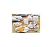 Piatti da dessert Esmeyer "Heike" set da 6 bianchi lavabili in lavastoviglie adatti al microonde design senza tempo (433-238) NEW