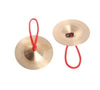 Piatti da dito danza del ventre dito rame tibetano Tingsha yoga spirituale buddista campanelli bambini strumento a percussione a mano