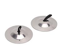 Piatti da Dito, Piatti da Dito di Danza del Pancia Buona Texture Lucida Rame per di Festa (Argento)