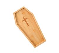 Piatti da portata per Halloween, in legno, a forma di bara, zucca, spuntini, piatti decorativi per picnic, feste, buffet, matrimoni, ristorante, vacanze all'aperto, Halloween, campeggio, piscina
