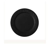 Piatti da portata, Piatto da bistecca Cibo occidentale Piatto cinese Piatto bianco for la casa Piatto semplice Piatto da colazione Dessert Piatto da cucina del ristorante Set da portata(Black,M)