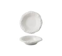 Piatti da pranzo Piatto fondo in ceramica effetto roccia da 8 pollici, bianco, for antipasti, stoviglie cucina, ciotola for insalata bassa di forma irregolare Piatti da pranzo in ceramica