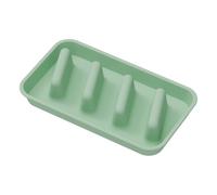 Piatti da taco, riutilizzabili, in silicone, design a 3 divisori per una separazione ordinata dei condimenti, ideali per feste in casa, eventi, forniture da bar e presentazione di cibo