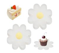 Piatti di carta 20 pezzi di forma a forma di fiori da 7 pollici usa e getta per le forniture per feste di compleanno di compleanno per baby shower