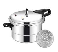 Piatti di cottura a velocità 5-l rapidi con inserto a vapore | Cooker di riso con uso a vapore | Casseruo in lega di alluminio, pentole per pollame, carne, verdure, frutti di mare, cucina, cuocere