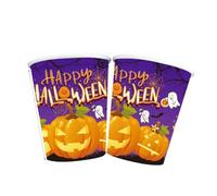 Piatti di Halloween Forniture per feste usa e getta Set di stoviglie di carta 7 9 pollici tazze tovaglioli Design creativo per feste a tema