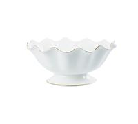 Piatti di visualizzazione, ciotola di frutta con piedistallo, noci in ceramica vassoio di stoccaggio di frutta, piatti di snacks, desktop tè pomeridiano decorativo per il Natale del Ringraziamento