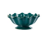 Piatti di visualizzazione, ciotola di frutta con piedistallo, noci in ceramica vassoio di stoccaggio di frutta, piatti di snacks, desktop tè pomeridiano decorativo per il Natale del Ringraziamento