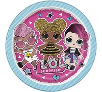 Unique 20905EU LOL Surprise Umweltfreundliche Pappteller-23 cm Party-Packung mit