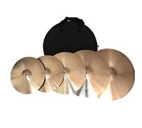 Piatti Fatti A Mano 14''HH+16''Crash+18''Crash+20''Ride +Cymbal Bag Piatti per batteria Cymbal set