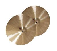 Piatti Hi-Hat da 35,5 cm, 2 pezzi, strumenti a percussione professionali fatti a mano per batteria, artigianato di qualità per musicisti e batteristi
