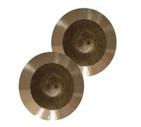 Piatti Hi-Hat da 35,5 cm, 2 pezzi, strumenti a percussione professionali fatti a mano per batteria, artigianato di qualità per musicisti e batteristi