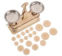 Piatti in Legno Modello per Esperimenti Scientifici | Attività di Matematica e Confronto , Componenti Staccabili, Beige, Aula e Laboratori Domestici