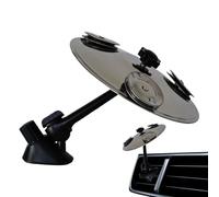 Piatti manuali per auto, bocchetta 'aria del tamburo, ornamento per batteria auto, struttura in metallo resistente, design creativo, 14,1 cm/1 pezzo, novità perfetta per gli amanti della musica