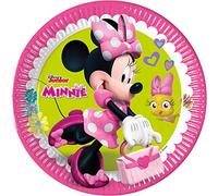 Piatti Minnie felice - 8 pezzi