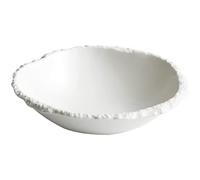 Piatti Moderni Ciotola for cereali in pietra, ciotola for zuppa in ceramica bianca, ciotola for noodle, stoviglie for hotel e ristoranti, insalatiera, vassoio for dessert Servizio Piatti(6inch)