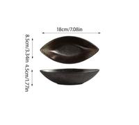 Piatti Moderni Home Restaurant Stoviglie retrò Piatto di insalata di frutta Piatto di snack in ceramica Piatto di salsa di soia Servizio Piatti(E)