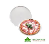 Piatti Monouso Pizza 50pz 32.5 cm 100% Biodegradabili Bianco