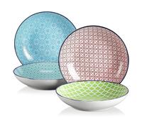 PIATTI NO NAME Maracon porcellana multicolore, servizio da 4 pezzi, Ø 21,2 cm