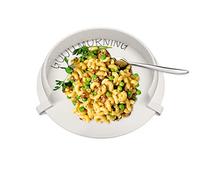 Piatti per alimenti, per pazienti affetti da Parkinson, con clip, per prevenire le fuoriuscite, aiuto alimentare, assistente per anziani, disabili (1)