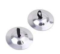 Piatti Per Batteria Mini Strumento A Percussione Portatile Argentato Piatto Da Dito