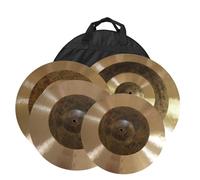 Piatti Per Batteria Musicali Piatti Cinesi Fatti A Mano 4 Pezzi 16/17/18 Pollici Crash+24 Ride+borsa Per Batteria