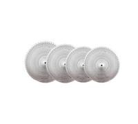 Piatti Per Batteria Musicali Piatti Per Batteria Set Silenzioso Suono Debole Wipe Mute Piatti Jazz Set Da 4/5 Pezzi(Silver,4PCS)