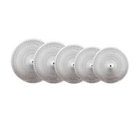 Piatti Per Batteria Musicali Piatti Per Batteria Set Silenzioso Suono Debole Wipe Mute Piatti Jazz Set Da 4/5 Pezzi(Silver,5PCS)
