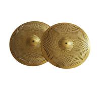 Piatti Per Batteria Musicali Una Coppia Di Piatti A Basso Volume Piatti Muti Piatti Hi-hat Da 13 Pollici Per Strumenti A Percussione Set Di Batteria Jazz(Gold)