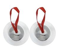 Piatti Per Batteria Per Principianti 2 Pezzi Piatti Per Dita Di Danza Del Ventre Strumenti A Percussione Professionali In Ottone Piccolo Strumento(Silver)