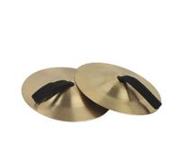 Piatti Per Batteria Per Principianti 2 Pezzi Portatile Piatto Da Dito Tradizionale Strumento A Percussione Professionale Mini Quadrante In Argento Dorato(Gold Copper)