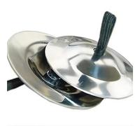 Piatti Per Batteria Per Principianti Piatti Da Dito Durevoli Per La Danza Del Ventre Di Mini Strumenti Percussione In Ottone Per Lapprendimento Della Musica(Silver)