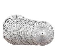 Piatti Per Batteria Piatti Per Batteria Piatti Silenziosi Piatti Deboli Piatti Silenziatori Set 14/16/18/20 Di Piatti Per Batteria Jazz(5Pcs)