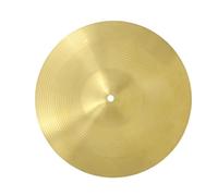 Piatti per Batteria Professionali Piatti Dorati Accessori Per Batteria Jazz Per Strumenti A Percussione Da 8/10/12/14/16/18/20 Pollici (Color : 12 Inch)