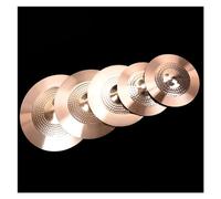 Piatti per Batteria Professionali Set Di 5 Piatti Per Batteria Fatti A Mano In Lega, Set Di Piatti Per Percussioni 14'' Hi-hat/16'' Crash/18'' Crash/20'' Ride