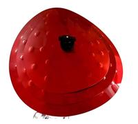 Piatti Per Batteria Set Di Piatti In Lega Rossa Clap Stacks 11 13 15 Pollici