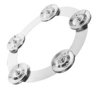 Piatti per tamburello in acciaio inossidabile per batteria, percussioni in metallo compatibili con cappello alto, con risonanza chiara e facile da montare, piatti professionali per percussioni