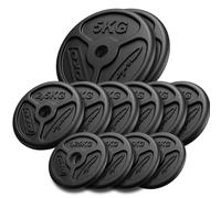 Piatti pesi Marbo Sport in ghisa slim set 30 kg / 2x5 kg + 6x2,5 kg +4x1,25 kg