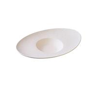 Piatti piani creativi a forma di Dan, 28 cm, design con cappello di paglia smerigliato, per hotel e ristoranti, stoviglie irregolari uniche per piatti freddi e forniture per feste